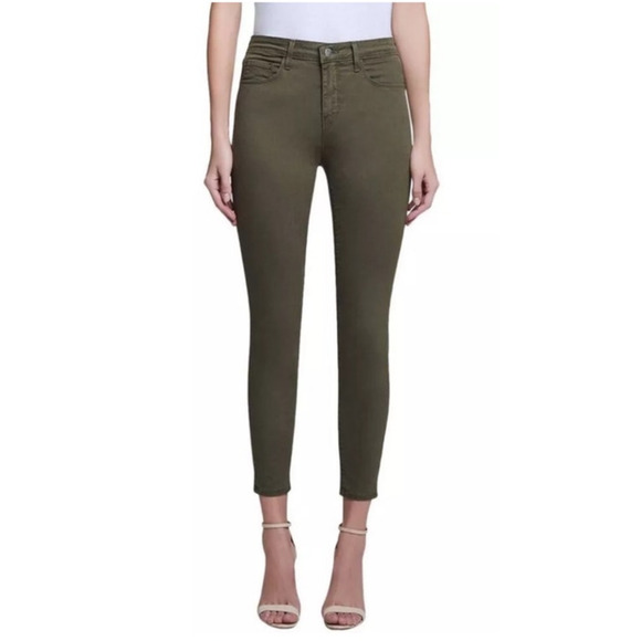 L'Agence Pants Margot high rise skinny olive size 30 - Picture 1 of 7